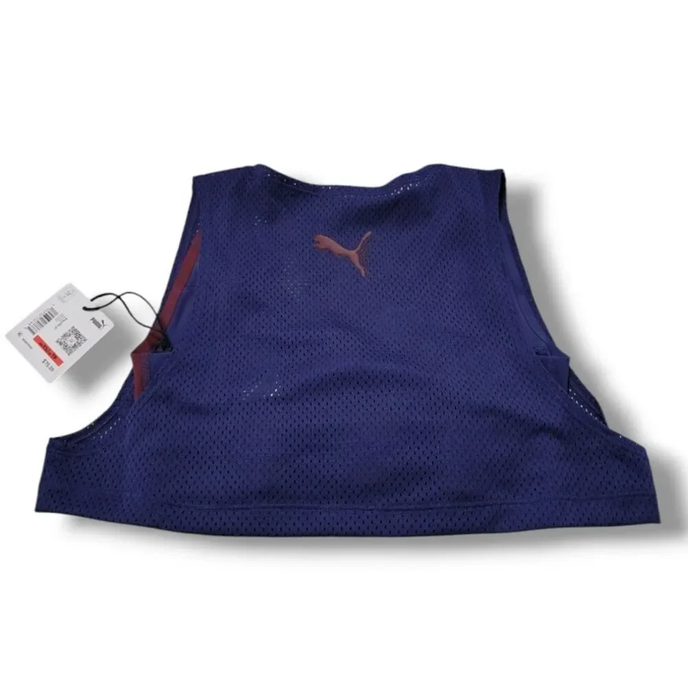 NWT New Puma Sports Bra Size XS Puma X June Ambrose Dora Bra Crop Top Jersey Top